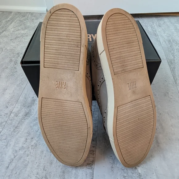 Frye Gemma Kiltie Women's Shoes Grey Nubuck - Picture 7 of 7